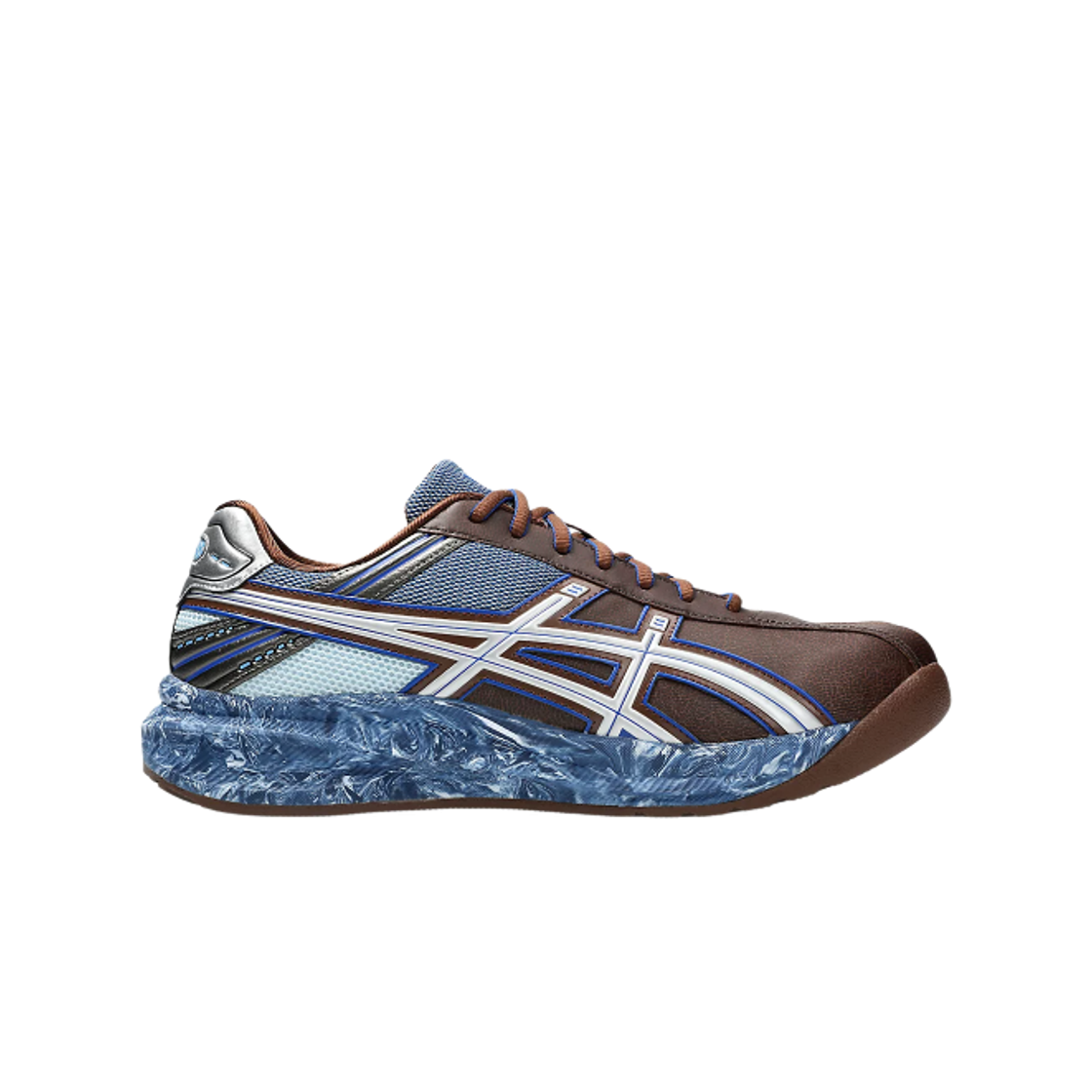 1202A544-200 Asics x Kiko Kostadinov Lyasa FF II Reddish Brown Asics Blue