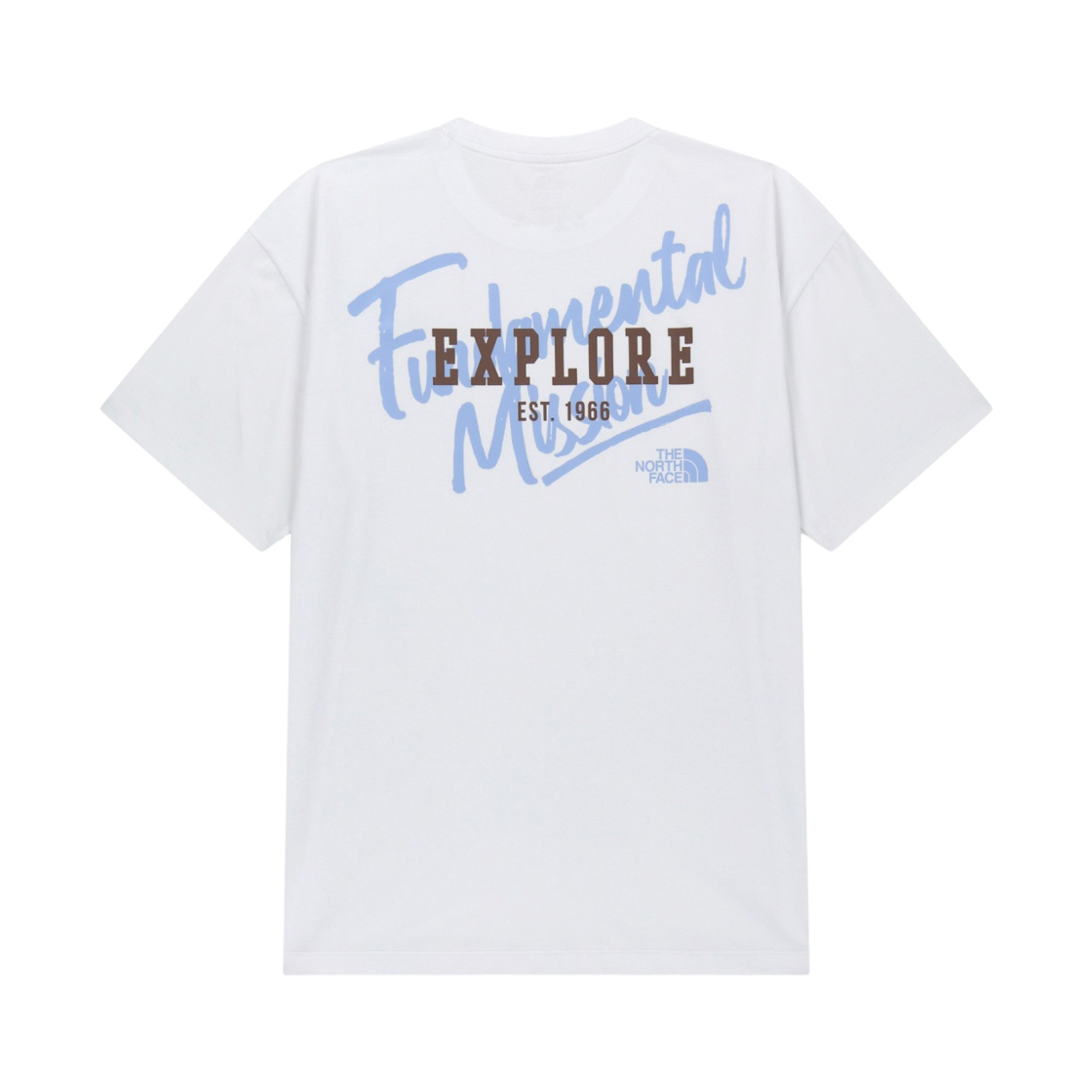 NT7US23K The North Face Graffiti Ex S/S R/Tee WHT