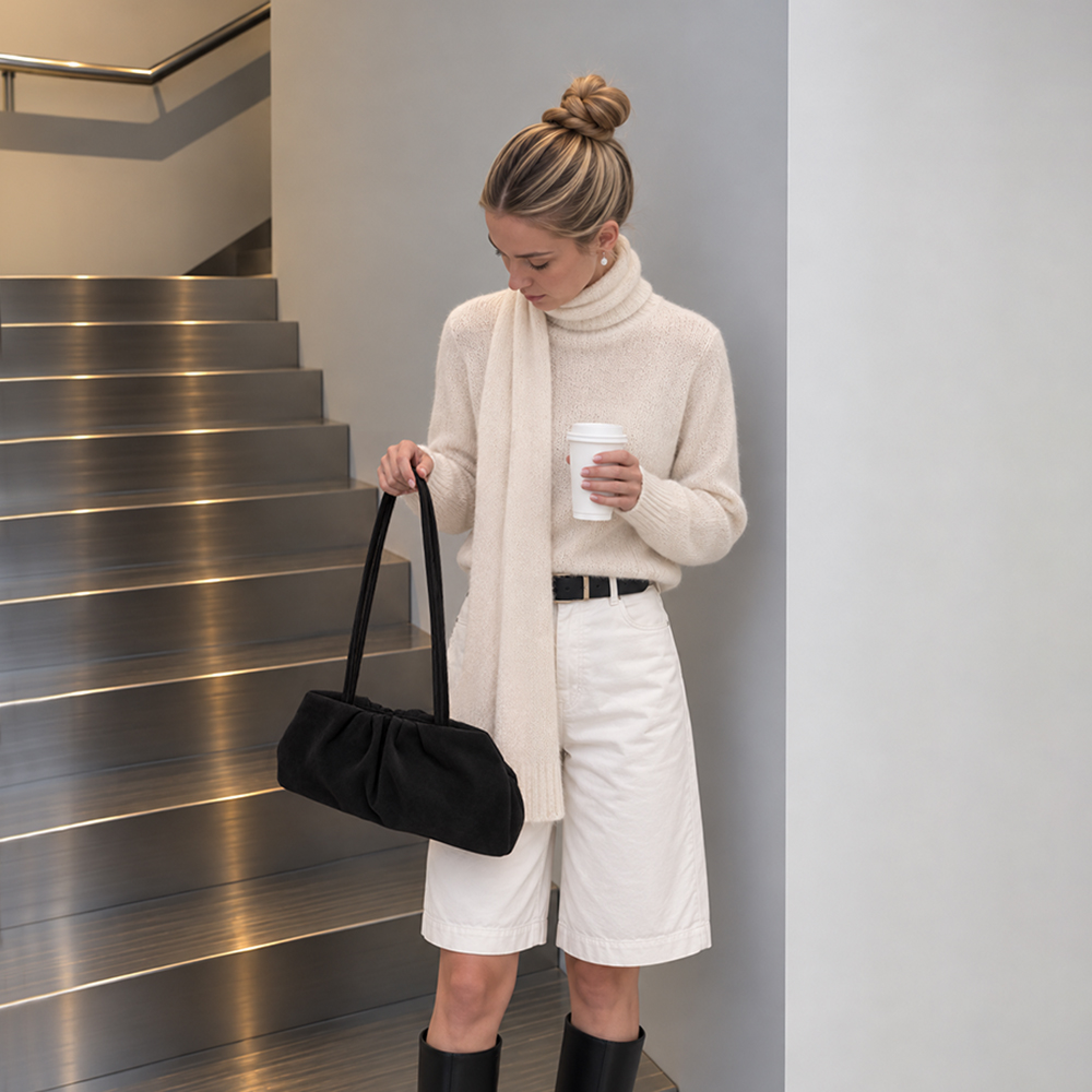 하아카이브 x 유카이브 브리오슈 스웨이드 숄더백 블랙(Hah Archive x Yuchive  Brioche Suede Shoulder Bag Black) - 3