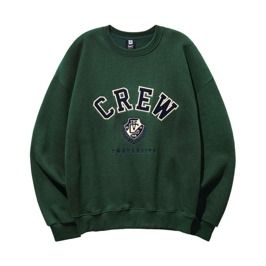 EYMT3406_deepgreen_29 TWN City Crew Sweat Shirts Deepgreen EYMT3406