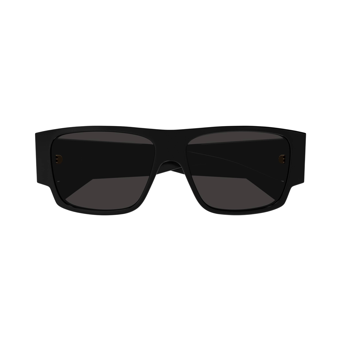 BV1286S-001 Bottega Veneta Square Acetate Sunglasses Black Grey