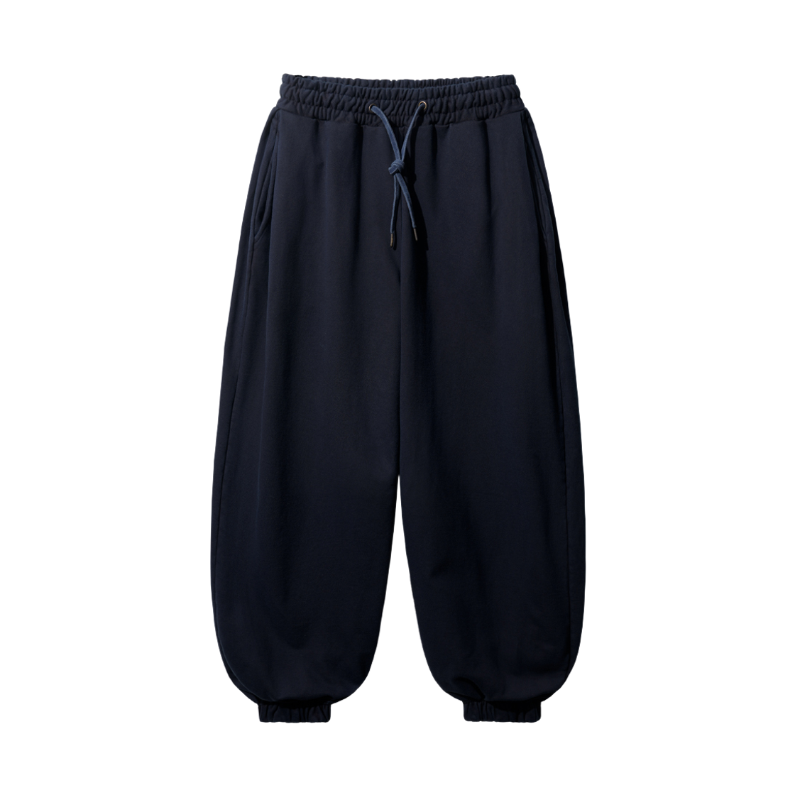 JYLP3571_navy_29 TWN Copper Pigment Wide Sweatpants Navy JYLP3571