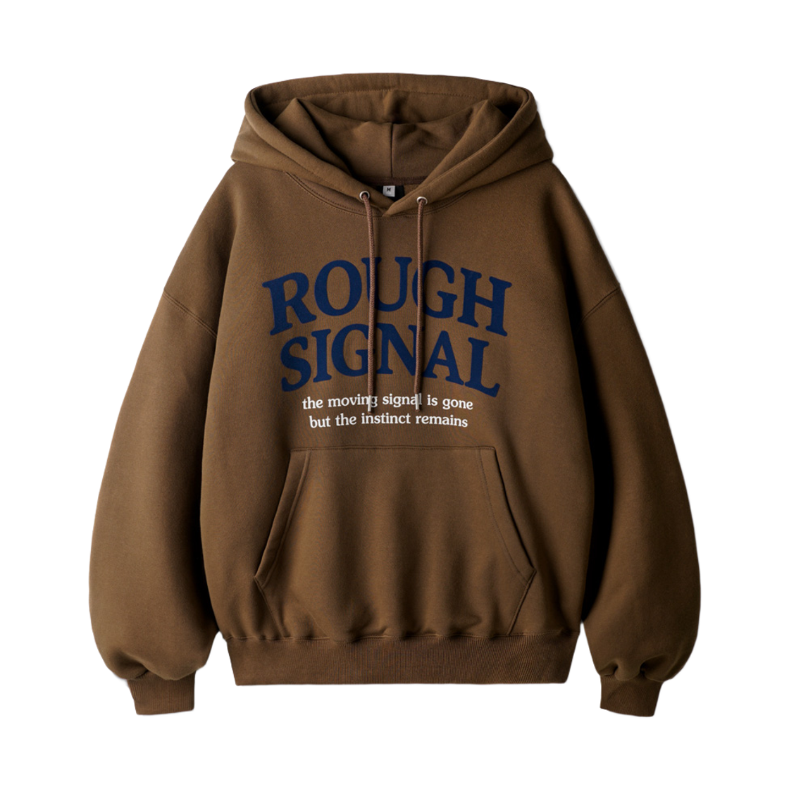 HHHD3621_brown_29 TWN Rough Signal Hoodie Brown HHHD3621