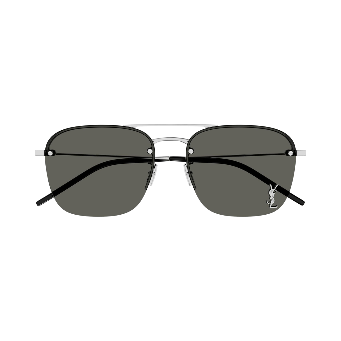 SL-309M-006 Saint Laurent SL 309M Sunglasses Grey Silver