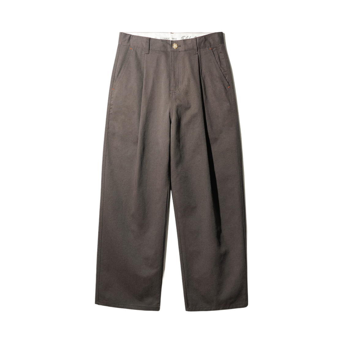 HSLP3607_taupebrown_29 TWN Cage Semi Wide Cotton Pants Taupebrown HSLP3607