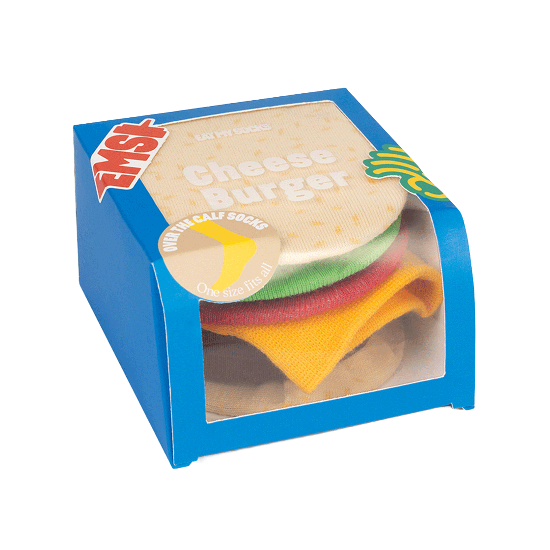 3D Cheese burger Eat My Socks 3D Cheese burger