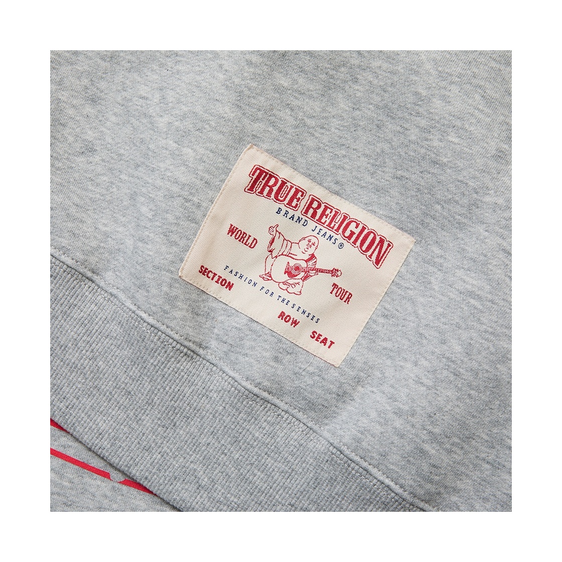 트루릴리젼 빈티지 애슬레틱 홀스슈 후디 - 멜란지 그레이(True Religion Vintage Athletic Horseshoe Hoodie - Melange Grey) - 3