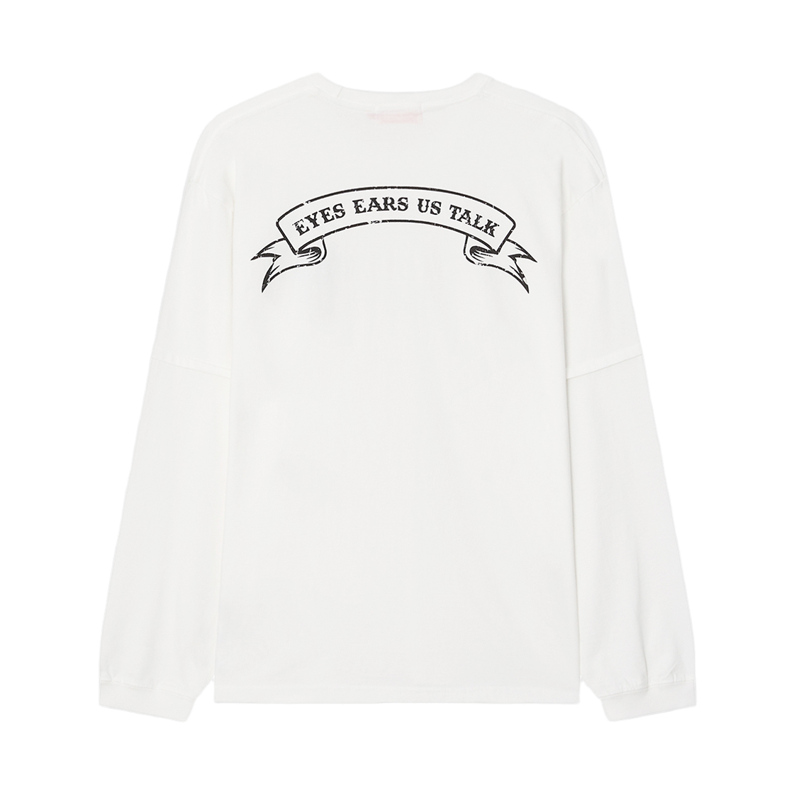 이우트 페이크 더블 슬리브 티셔츠 화이트(EEUT Fake Double Sleeve T-Shirt White) - 2