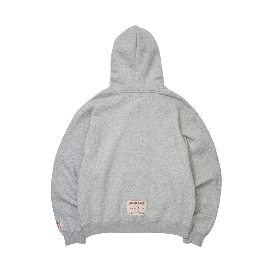 트루릴리젼 빈티지 애슬레틱 홀스슈 후디 - 멜란지 그레이(True Religion Vintage Athletic Horseshoe Hoodie - Melange Grey) - 2