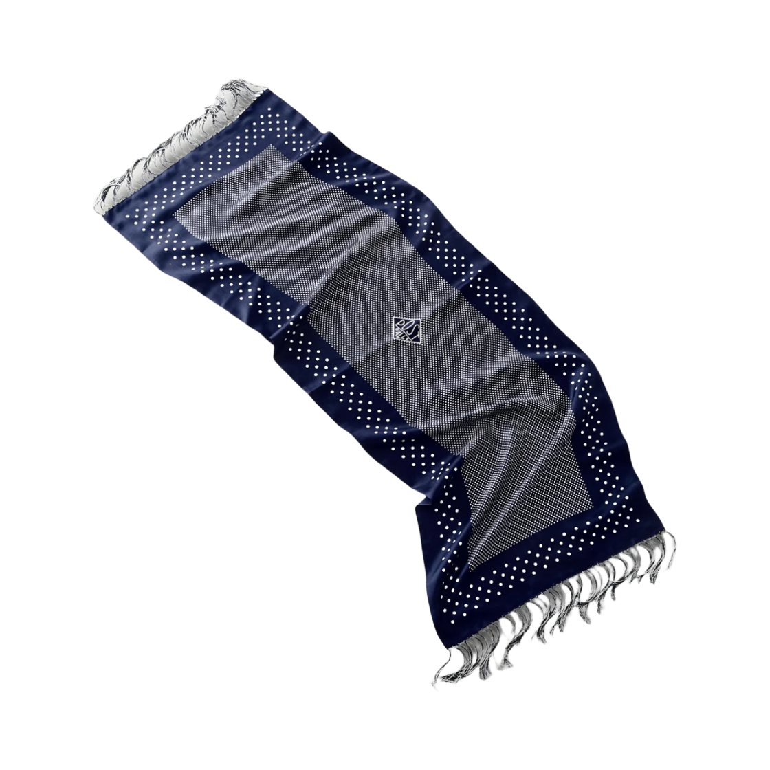 포스트 오버롤즈 1993 스카프 네이비 화이트 - 26FW(Post O'Alls 1993 Scarf Navy White - 26FW) - 3