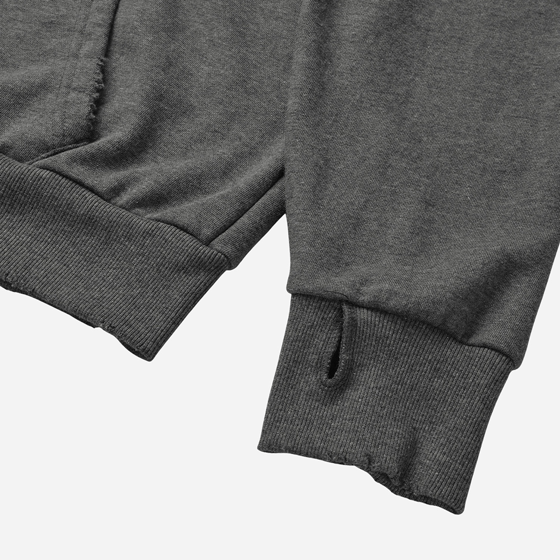 노디 올드 마그넷 후드 집업 차콜 멜란지(NODI Old Magnet Hood Zip up Charcoal Melange) - 6