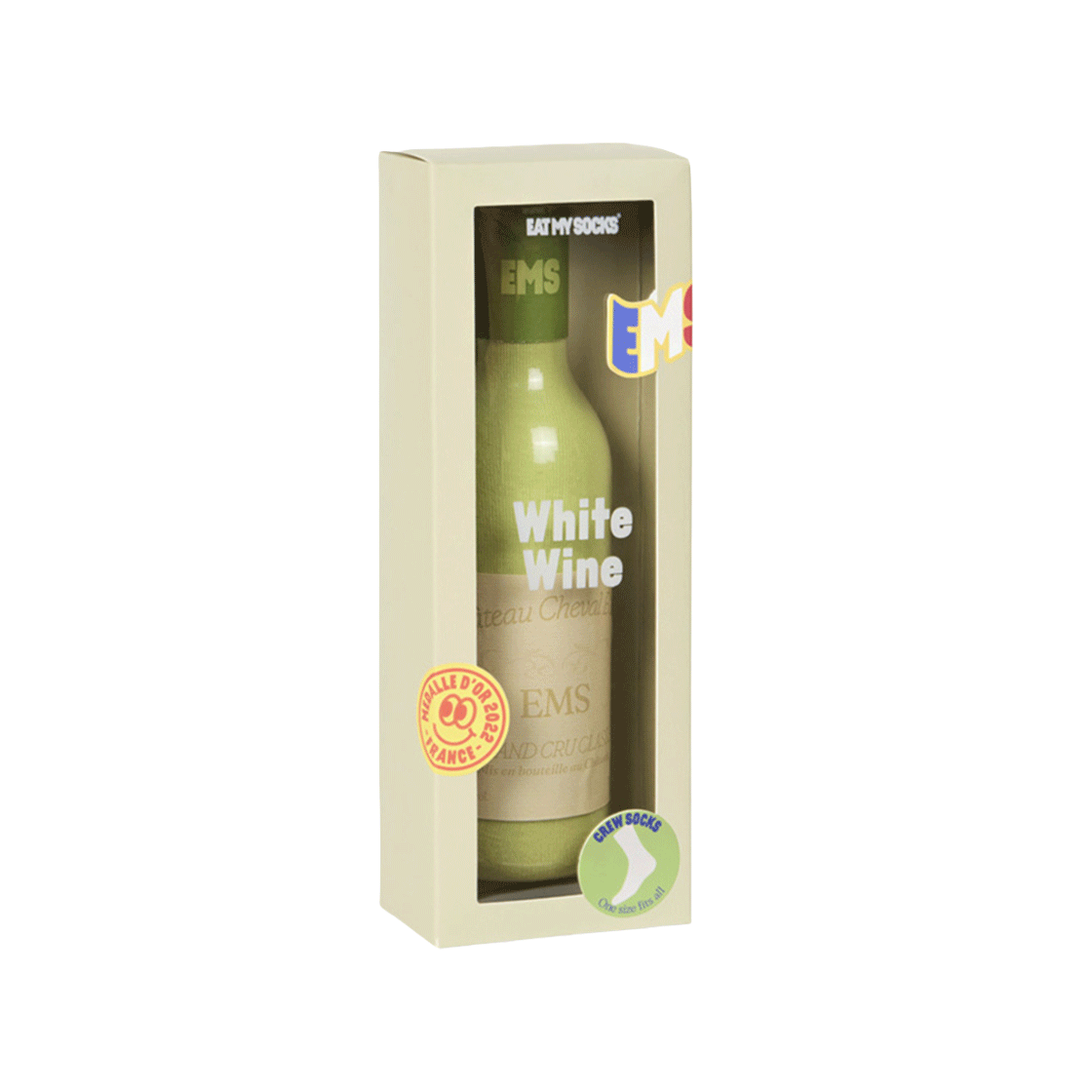 3D White Wine Eat My Socks 3D White Wine