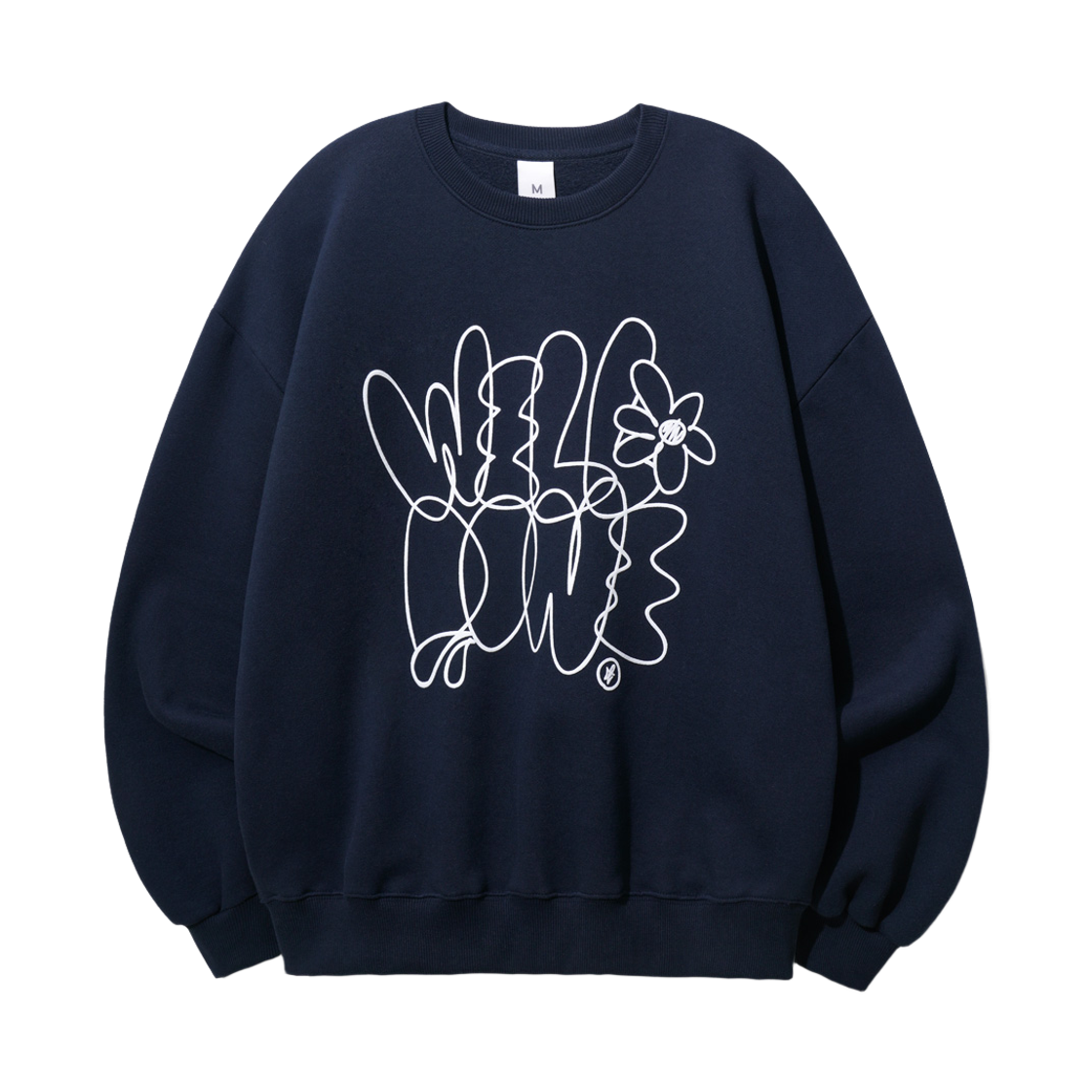 STMT3466_navy_29 TWN Welldone Sweat Shirts Navy STMT3466