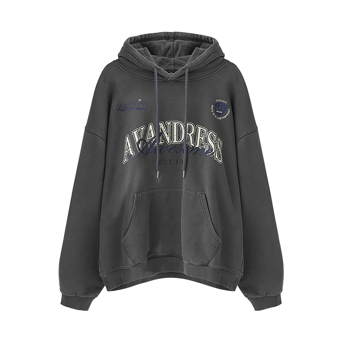 어반드레스 로그 후드 피그먼트 블랙(AVANDRESS Rogue Hoody PIGMENT BLACK)