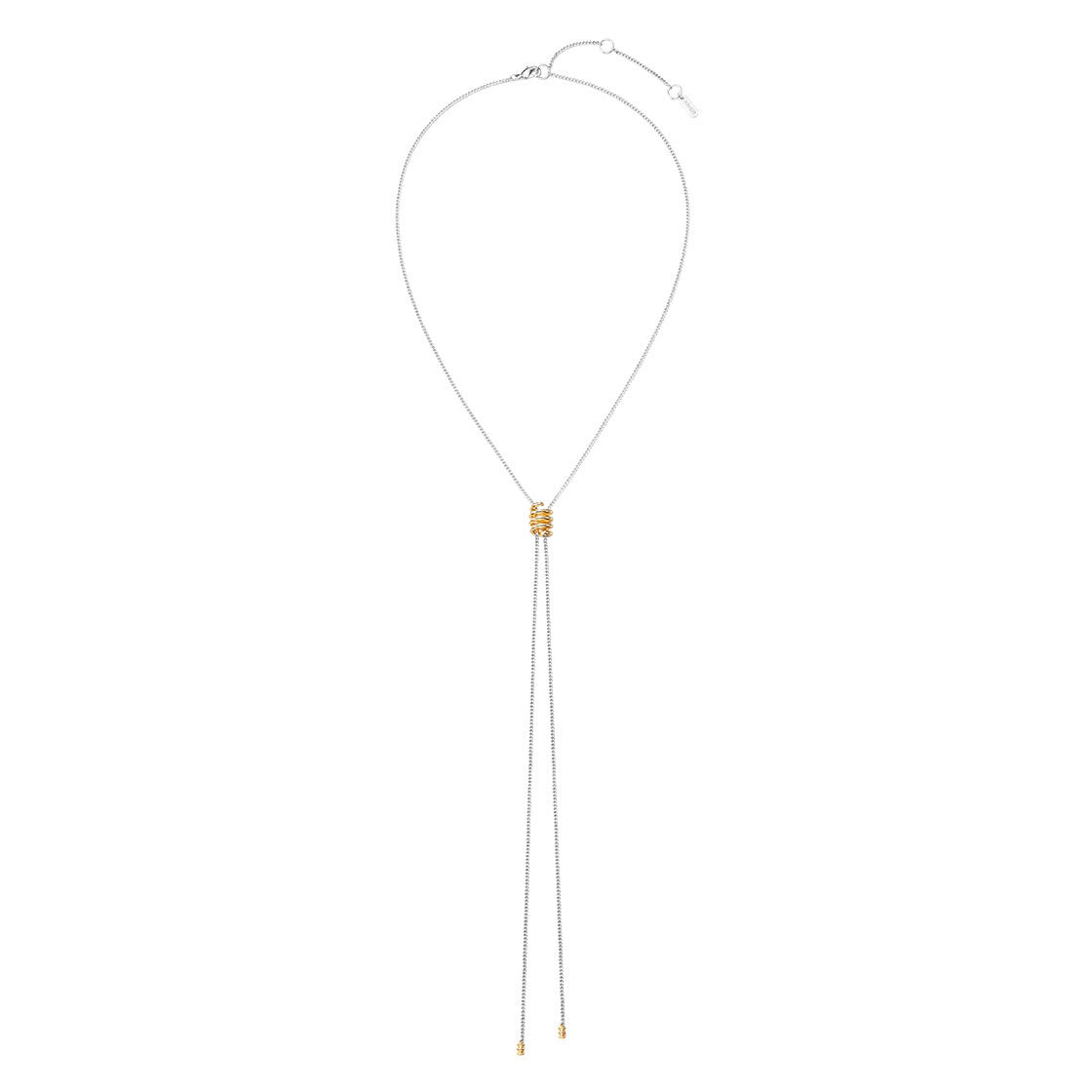 넘버링 #6818 코일 라리앳 넥클리스 콤비(NUMBERING #6818 Coil Lariat Necklace Combi)