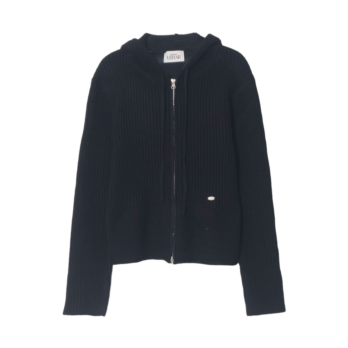 메종르하르 아띠 니트 후드 집업 가디건 3color(maisonlehar Atti Knit Hood Zip-up Cardigan 3color) - 3