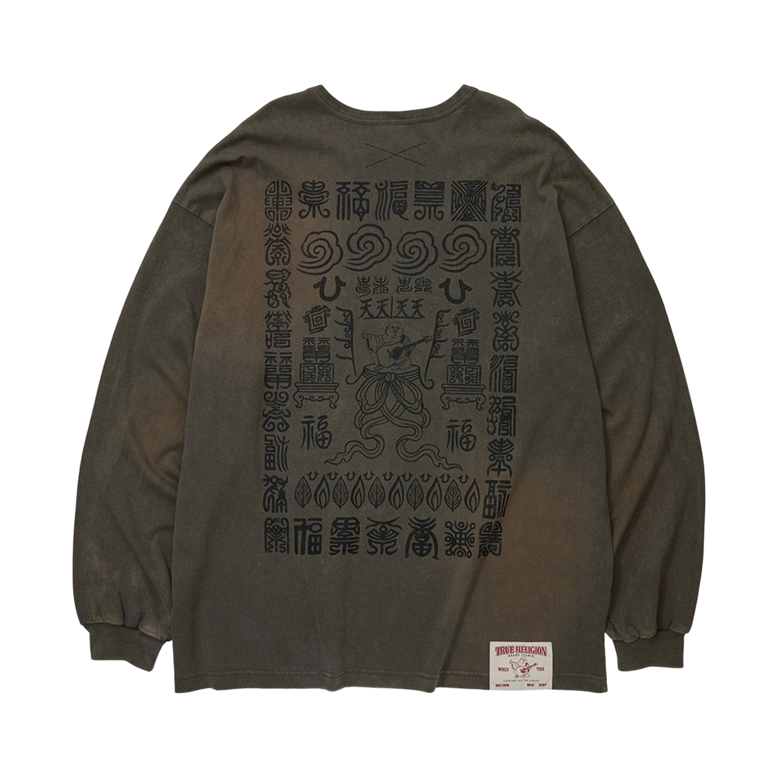 트루릴리젼 탈리스만 워시드 롱슬리브 - 카키(True Religion Talisman Washed Long Sleeve - Khaki) - 2