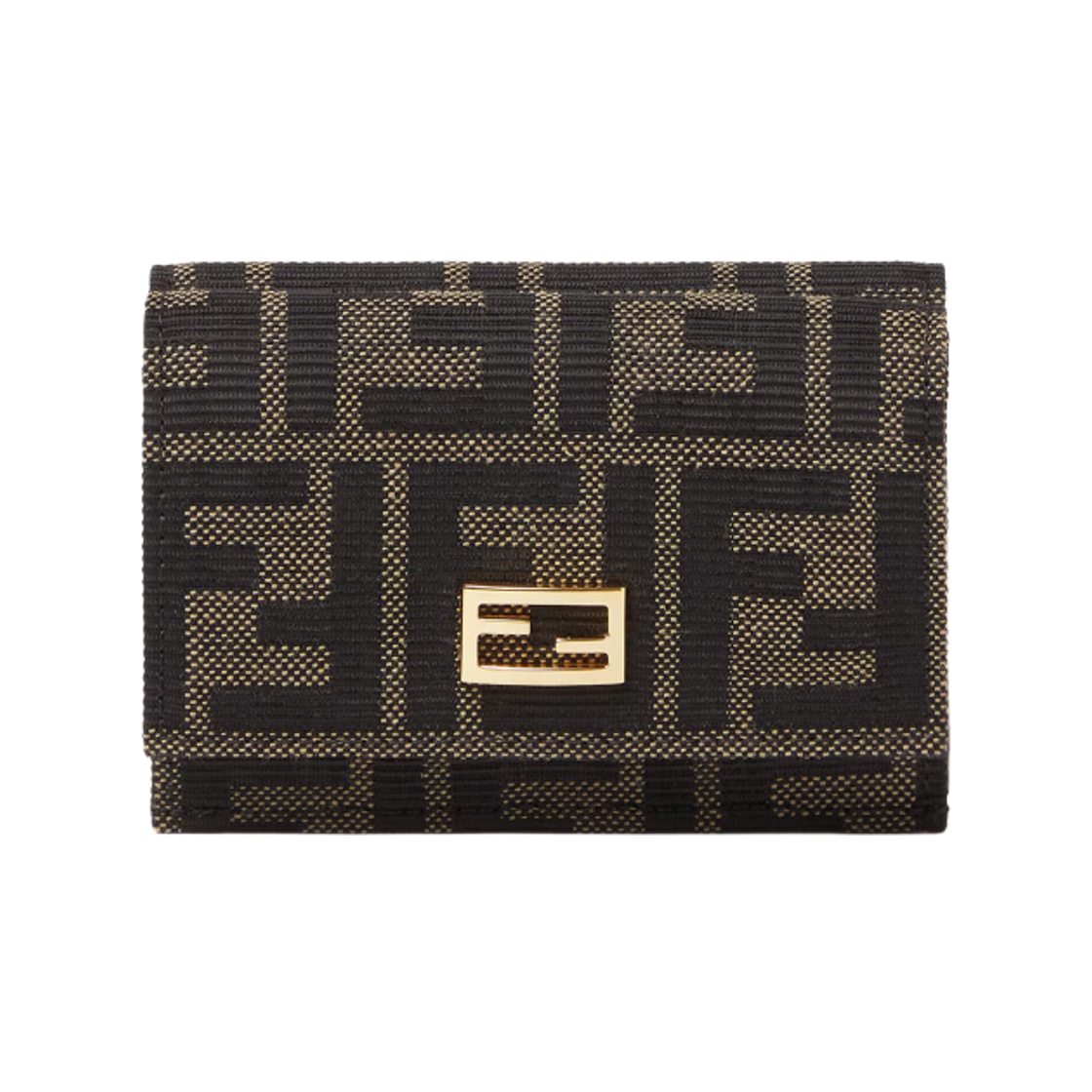 8M0595B1JYF0VAT Fendi Mini Tube Trifold Brown