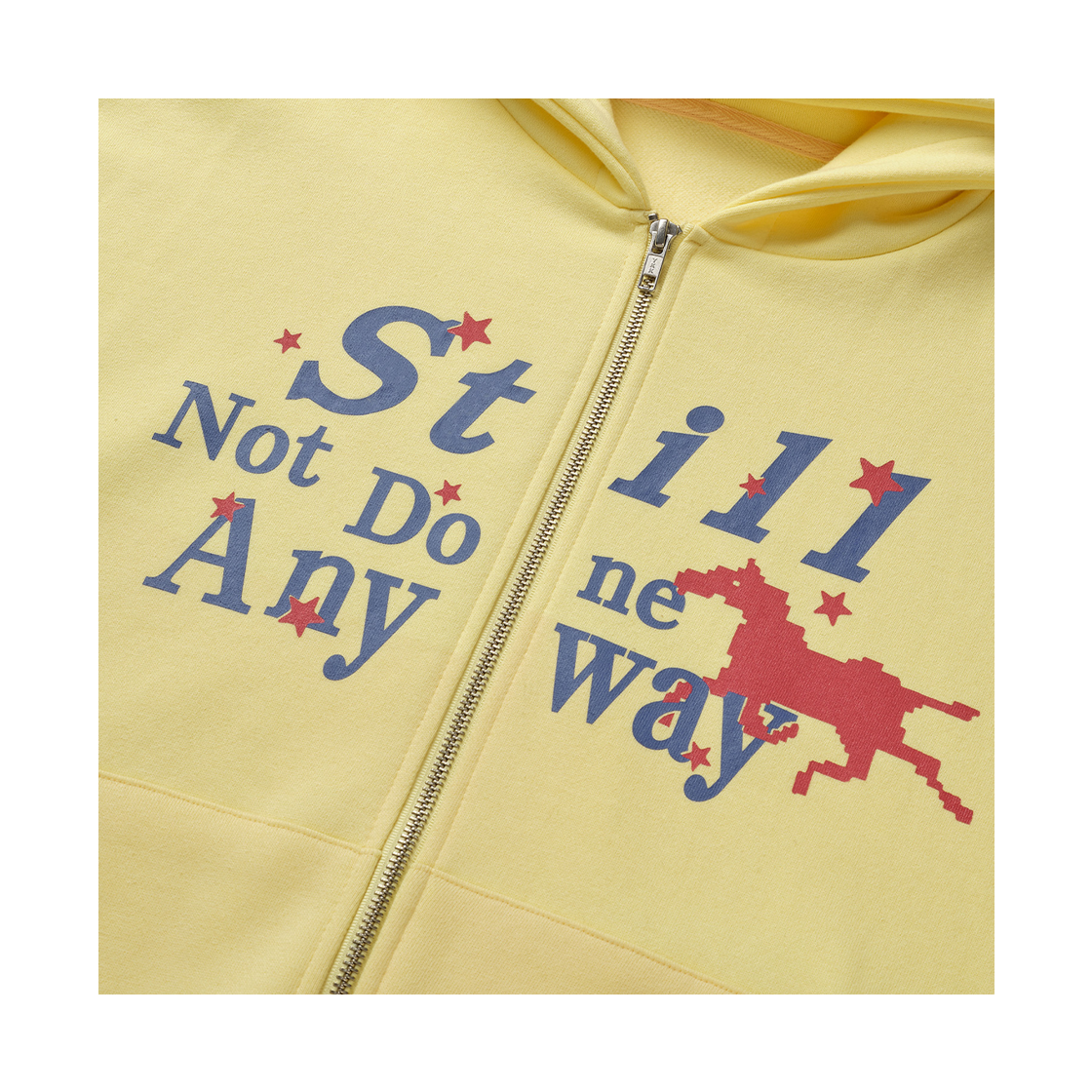 노디 스틸 낫 후드 집업 레몬 옐로우(NODI Still Not Hood Zip up Lemon Yellow) - 3