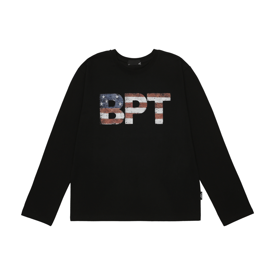 비피투디스오더 USA 롱 슬리브 티셔츠 블랙(BP2DISORDER USA Flag Long Sleeve T-Shirt Black)