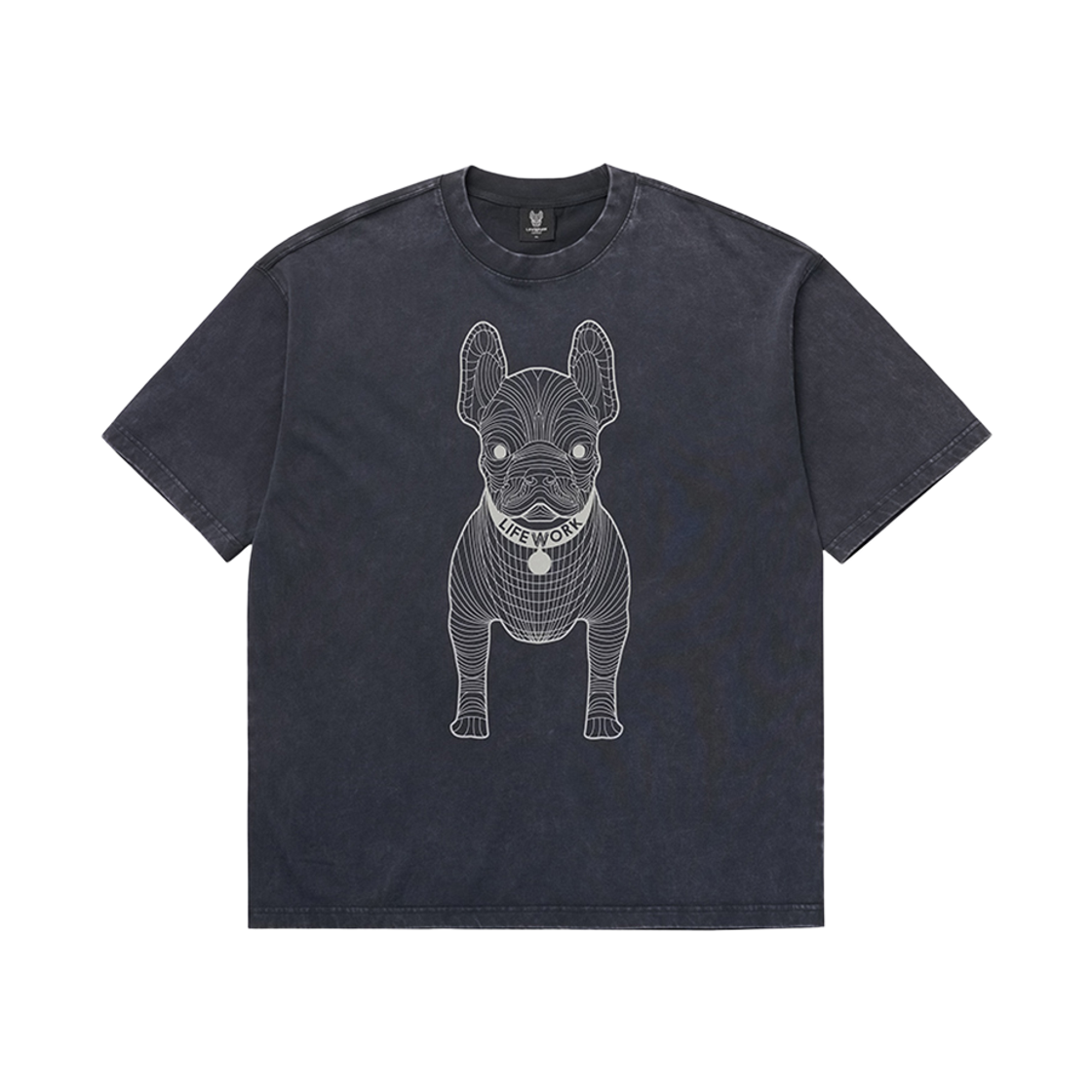 라이프워크 가먼트다잉 빅라독 반팔 티셔츠_LW265TS991(Lifework garment-dyed Big Rad short-sleeve T-shirt_LW265TS991) - 2
