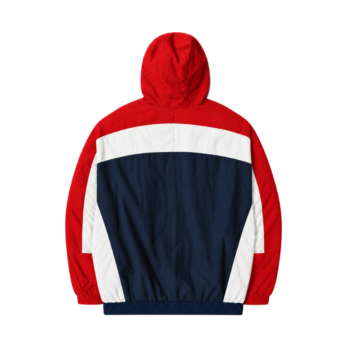 큐티에잇 가먼츠 레트로 후디드 트랙 자켓 레드/아이보리/네이비(QT8 GARMENTS Retro Hooded Track Jacket Red/Ivory/Navy) - 2