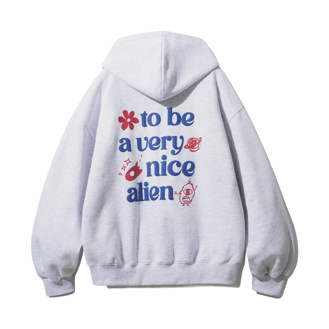 JYHD3475_Whiteoatmeal_29 TWN Flowervery Hoodie Whiteoatmeal JYHD3475