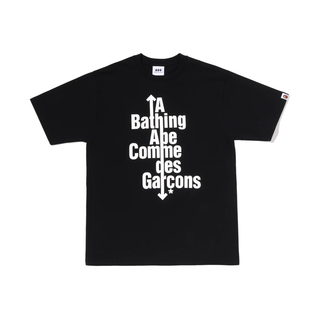 - BAPE x Comme Des Garcons Osaka Logo T-Shirt Black