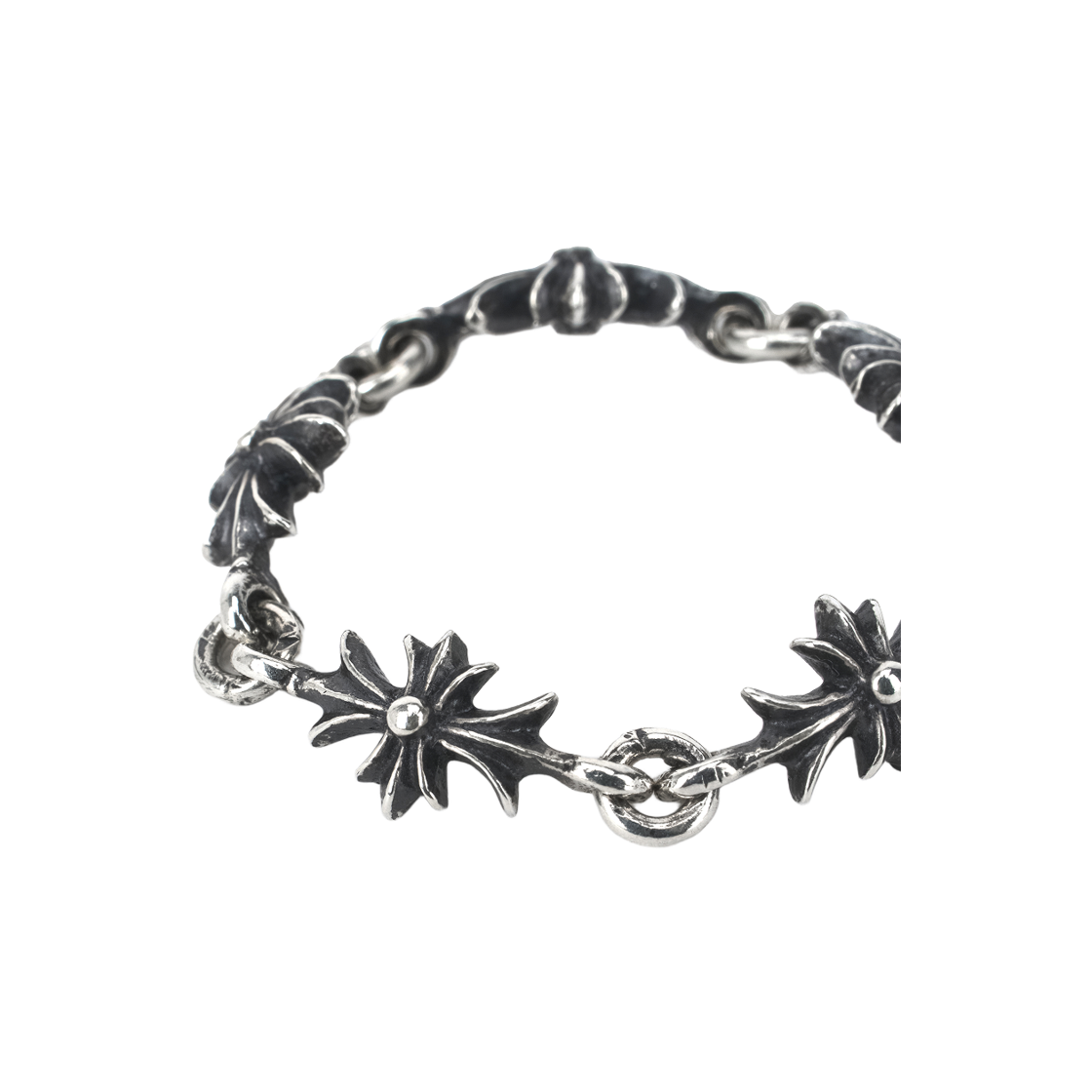 크롬하츠 타이니 E CH 플러스 링크 링 실버(Chrome Hearts Tiny E CH Plus Link Ring Silver) - 4