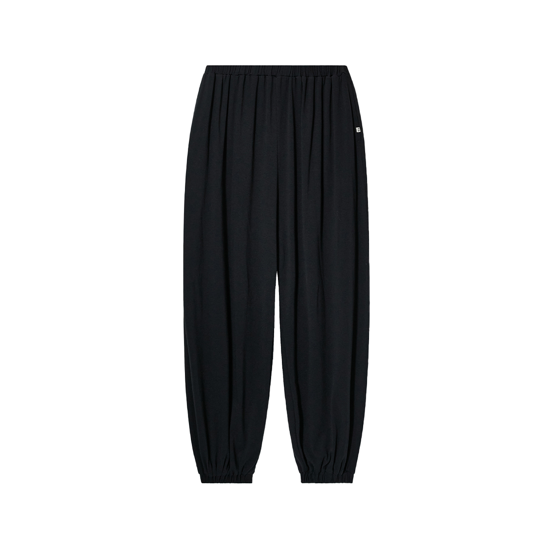 SW2F4PT01BK symmetric percent Shirring Balloon Pants Black