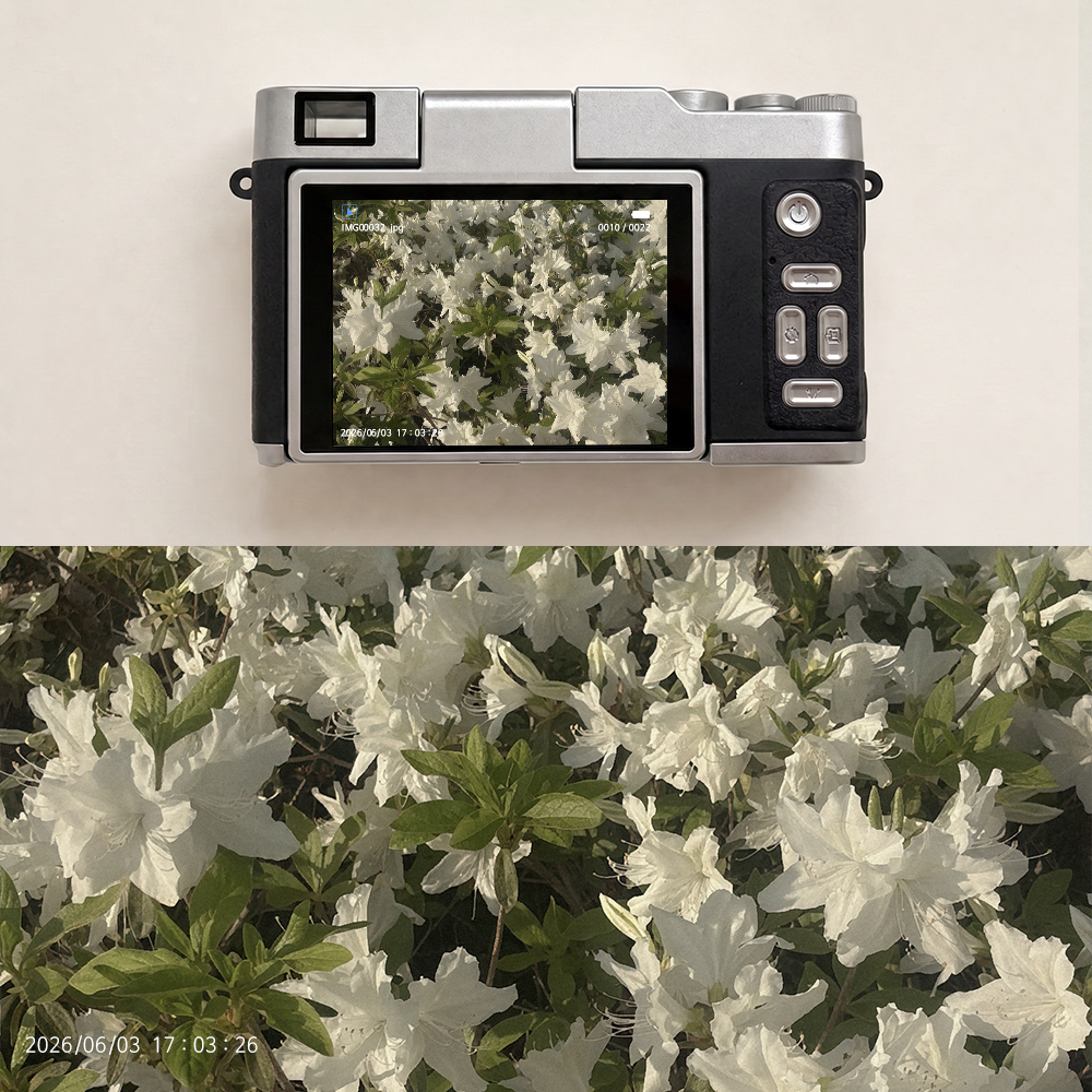 누아트 루미 링라이트 플립형 폴딩 디지털 카메라 블랙(NUART Lumi Ring Light Flip Folding Digital Camera, Black) - 3