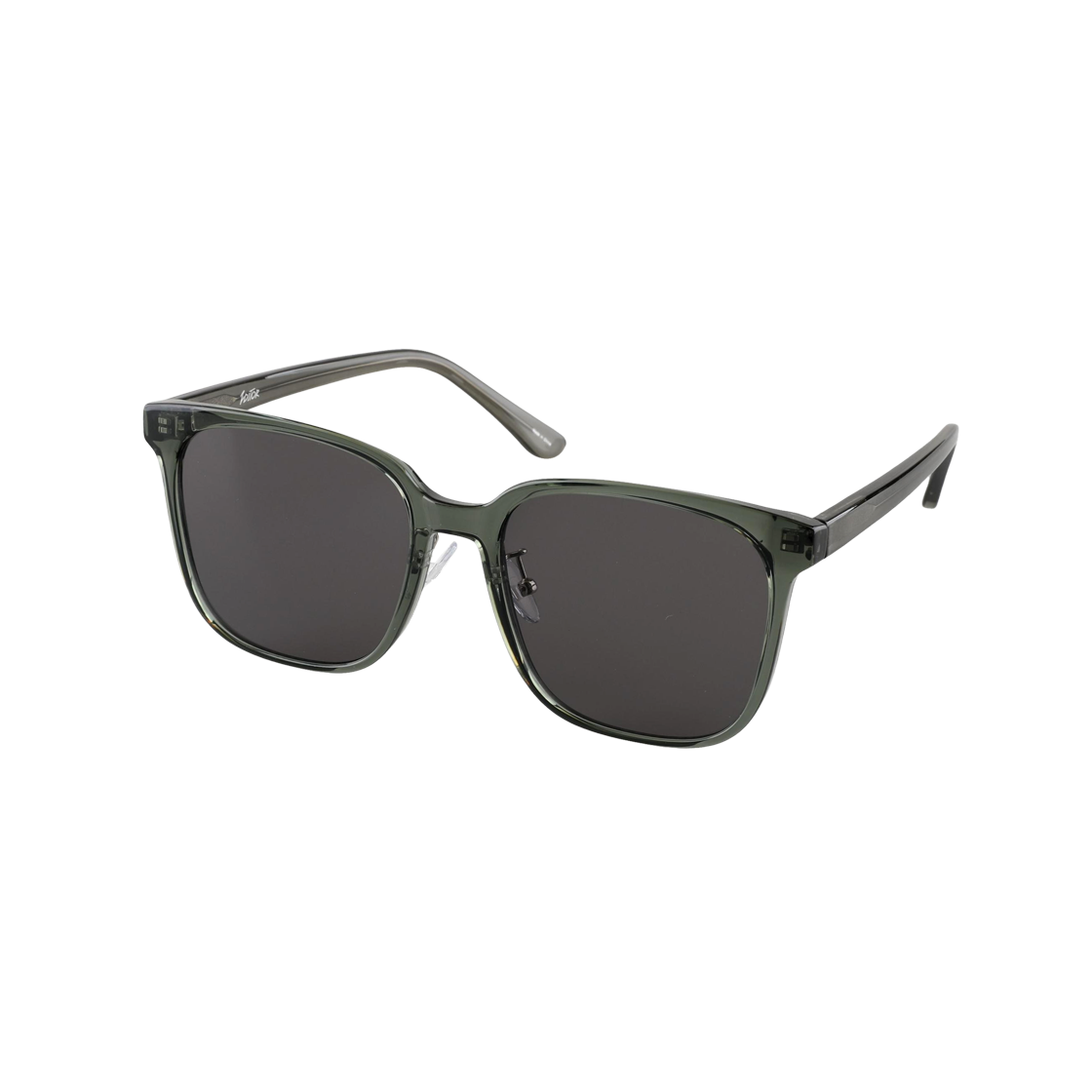 투디터 IEW 남자 여자 패션 사각 뿔테 빅사이즈 자외선차단 선글라스 C3 카키(2DITOR IEW Men Women Fashion Square Horn-Rim Big Size UV Protection Sun Glass C3 KHAKI) - 1