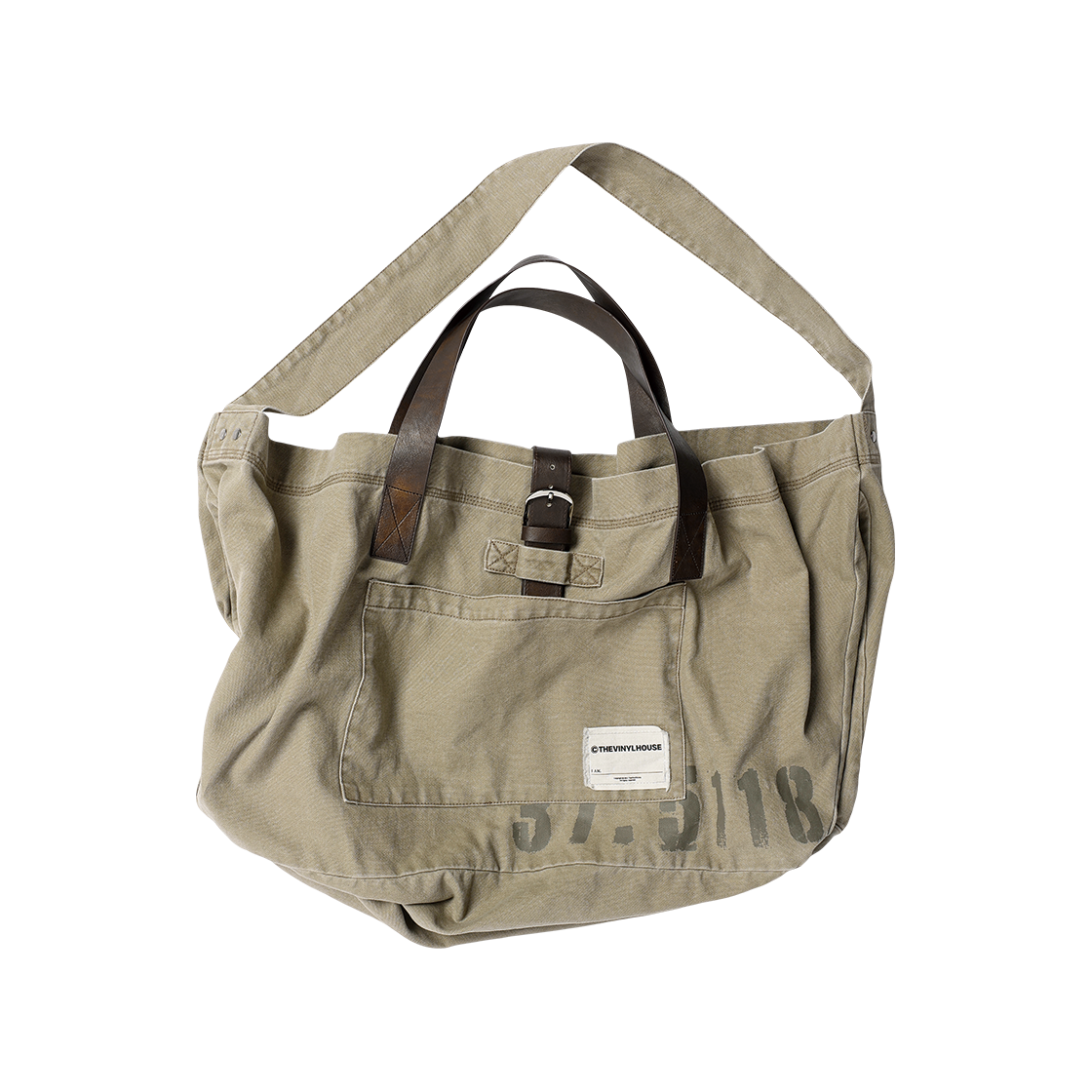 VH2GFUAB40ABR Thevinylhouse Saddle Big Bag Brown