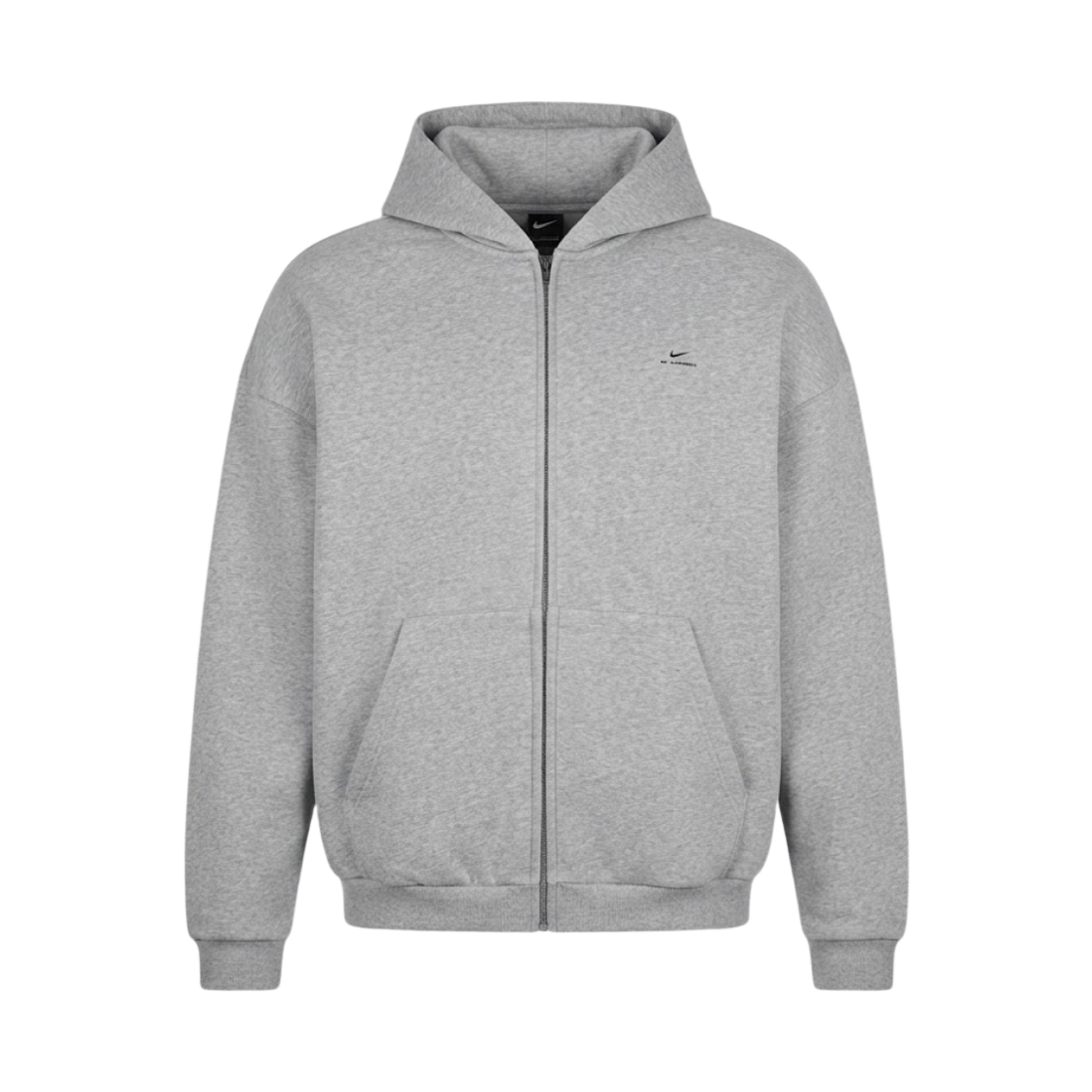 IO3690-063 Nike Standard Issue Therma-Fit Full-Zip Basketball Hoodie Dark Grey Heather Black - Asia