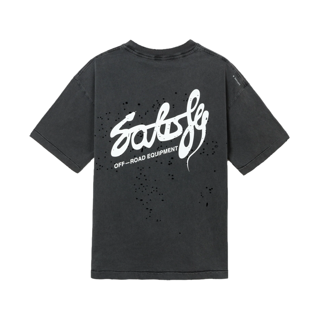 새티스파이 모스테크 티셔츠 에이지드 블랙 이글(Satisfy Mothtech T‑Shirt Aged Black Eagle) - 2