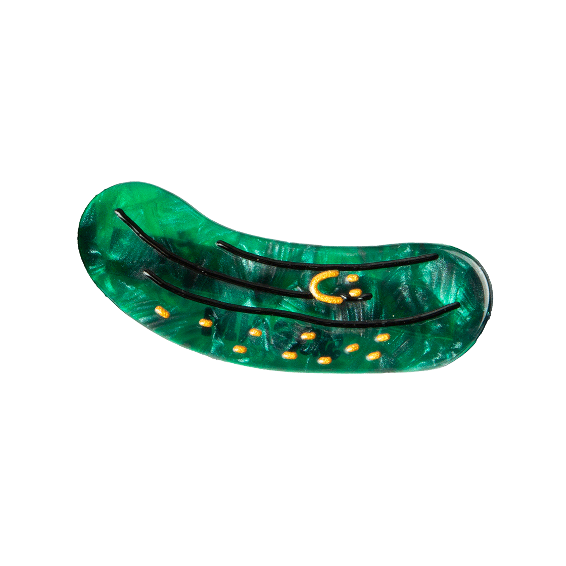 Pickle Hair Clips Eat My Socks Pickle Hair Clips