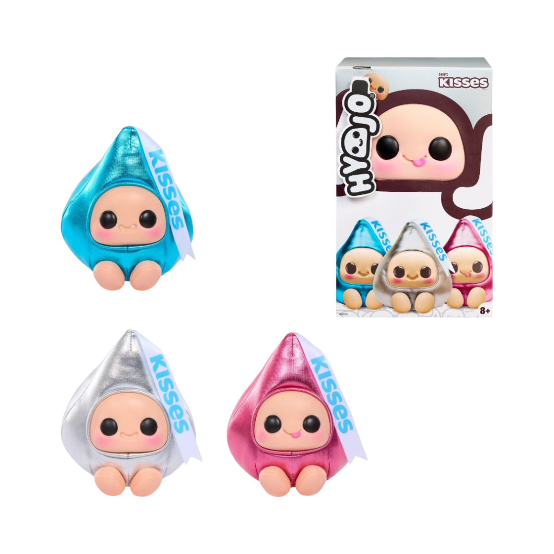 효조 허쉬 키세스 시리즈 랜덤 박스 컬렉터블 플러쉬(HyojoHERSHEY’S KISSES Series Blind Box Collectible Plush) - 1