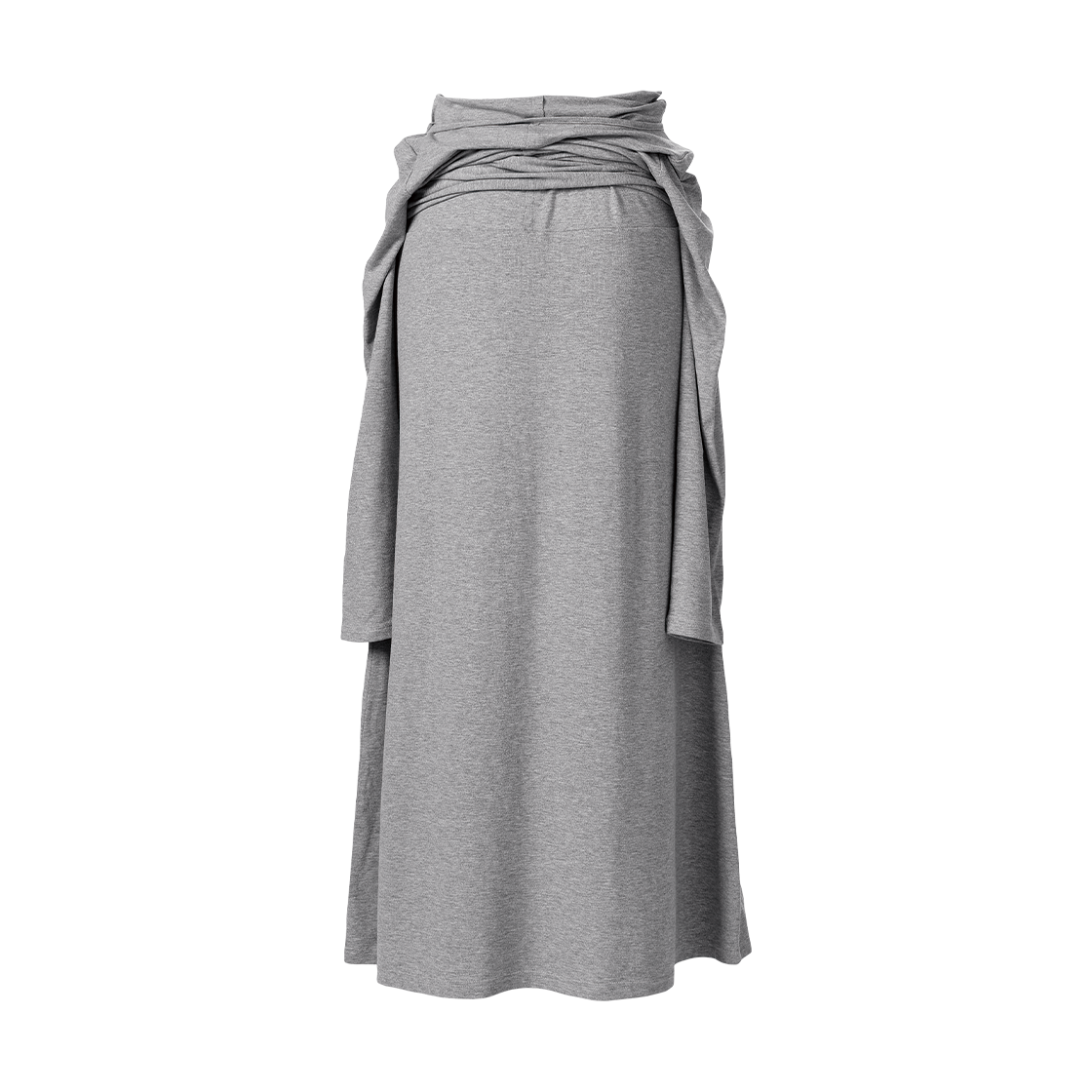 더바이닐하우스 드레이프 맥시 원피스(W) 그레이(Thevinylhouse Draped Maxi One-Piece(W) Grey) - 6