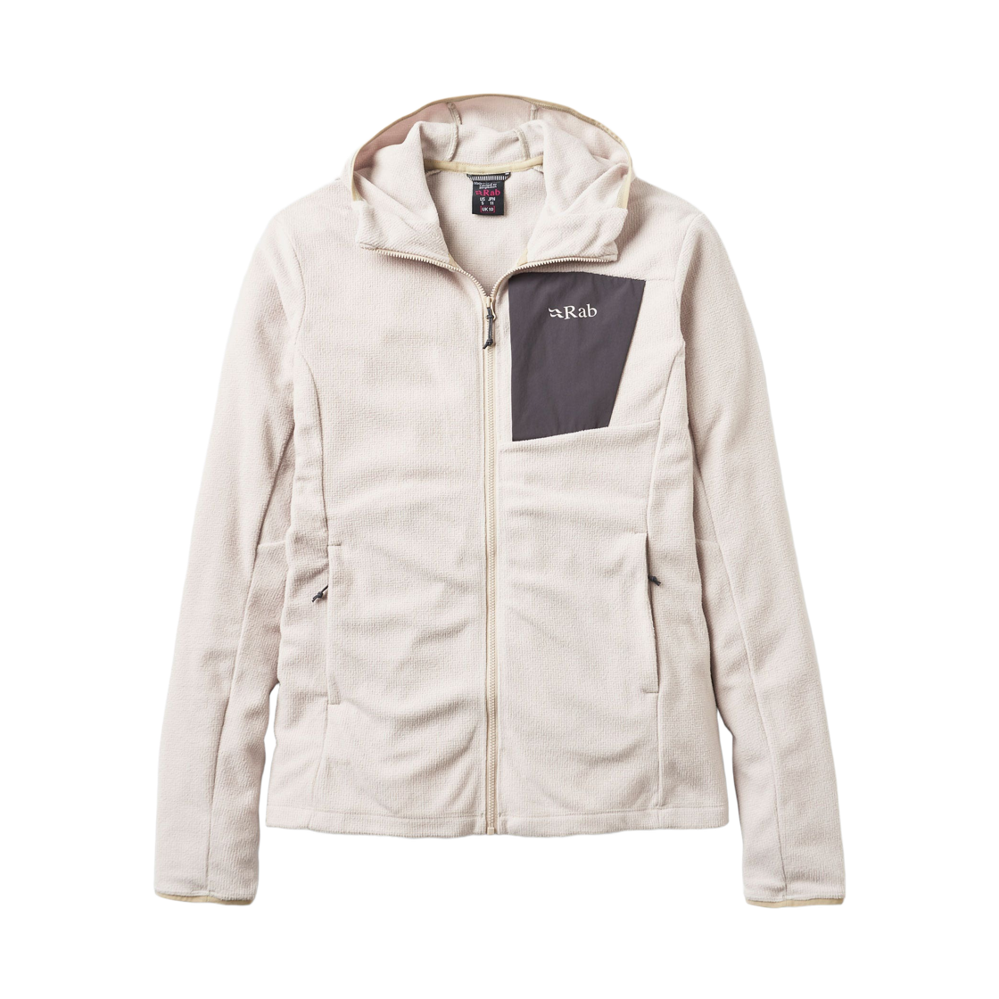QFG-90 (W) Rab Tecton Hoody Pebble