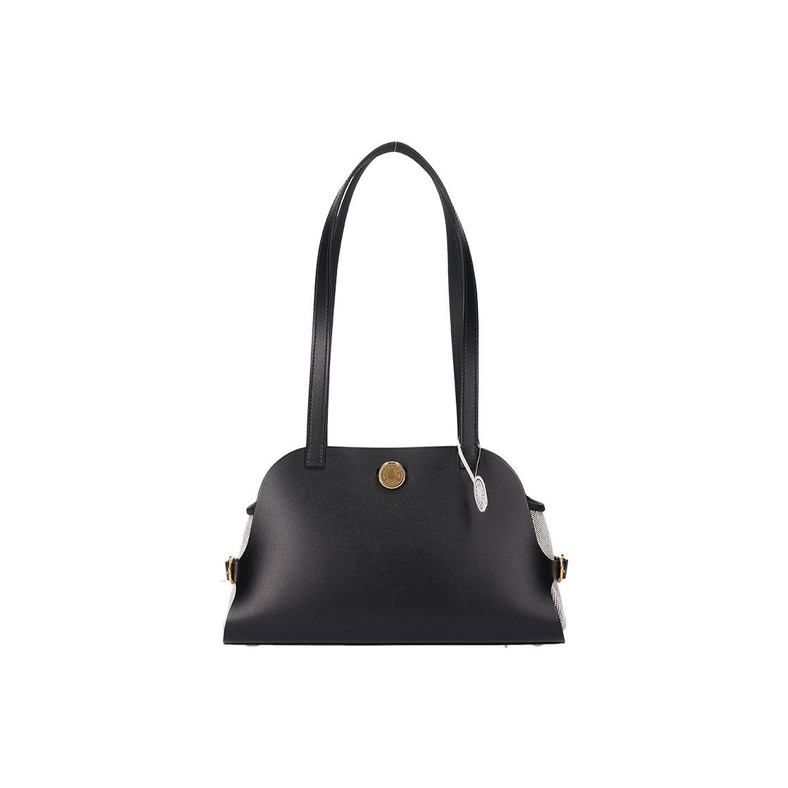 ITCD6UPGAH7S Hermes Tabliere Sellier Bag Hunter Cowhide Swift Calfskin Noir Ecru