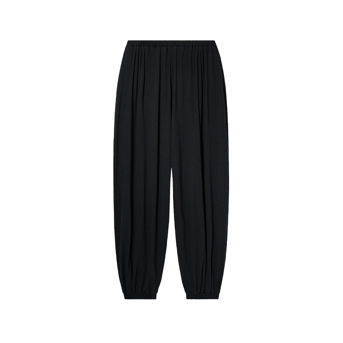 시메트릭 퍼센트 셔링 벌룬 팬츠 블랙(symmetric percent Shirring Balloon Pants Black) - 2