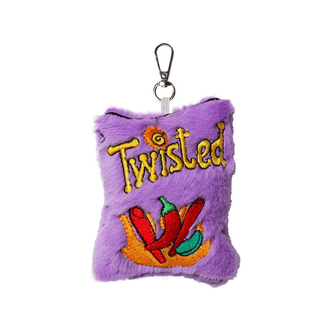 Twisted Keyring Eat My Socks Twisted  Keyring