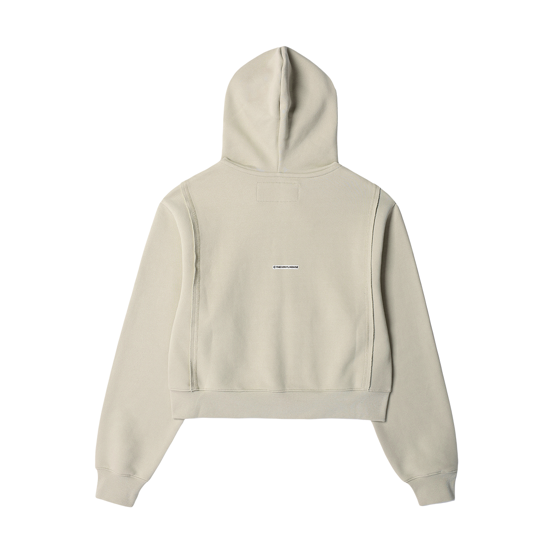 더바이닐하우스 스터드 풀 집업 후디(W) 베이지(Thevinylhouse Studded Full Zip-Up Hoodie (W) Beige) - 2