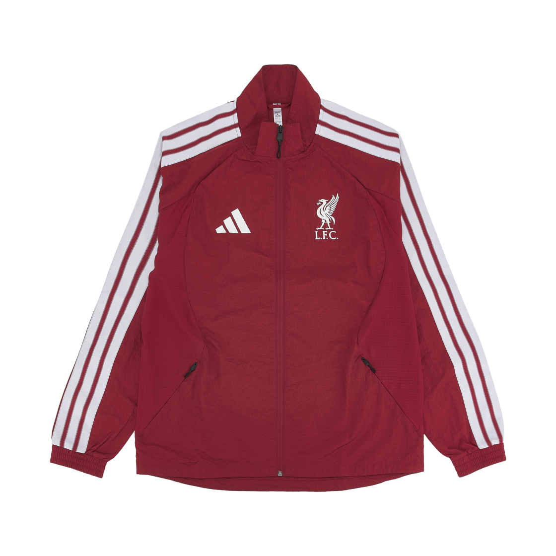 KV6736 Adidas Liverpool FC Home Anthem Jacket Active Maroon - KR Sizing (Non Marking Ver.)