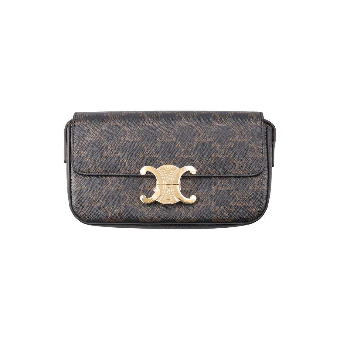 ITGMNSWBOGDC Celine Triomphe Canvas Calfskin Shoulder Bag