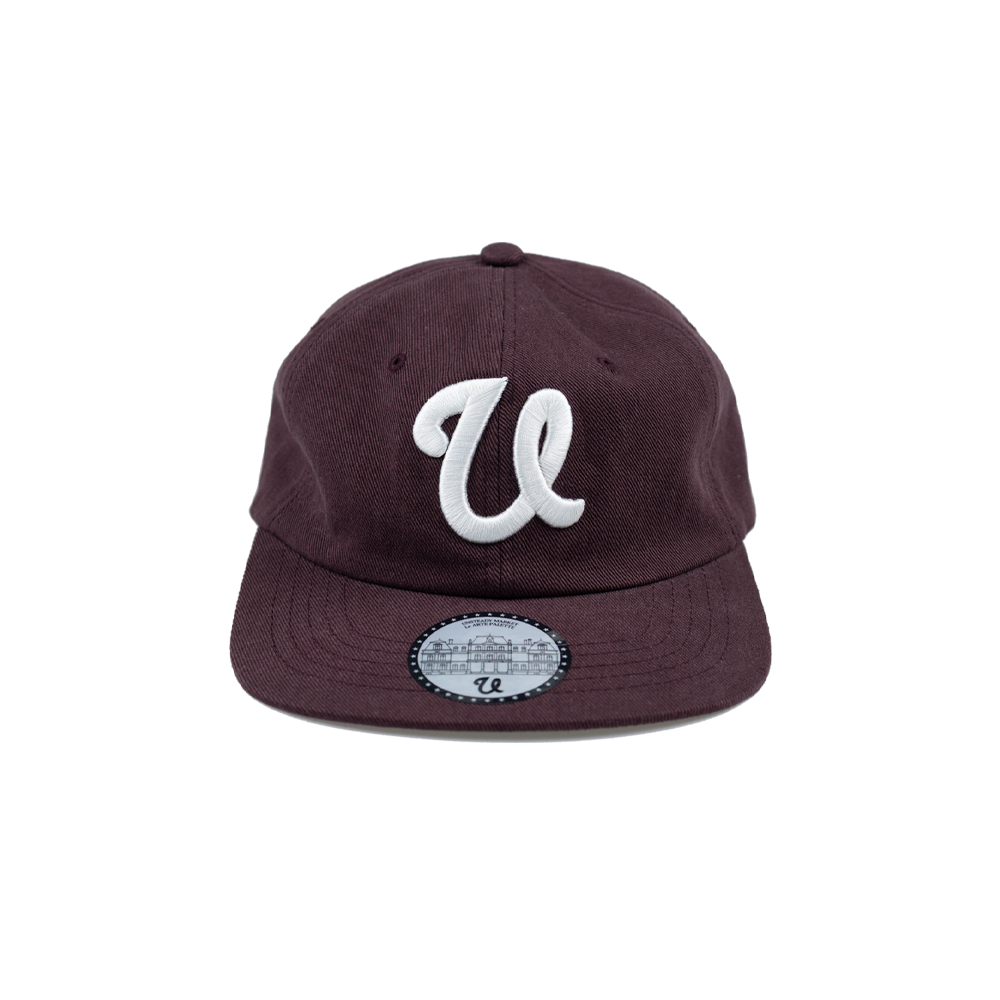 USM26CAP04 Unsteadymarket Vintage 6 Panel Cap_Burgundy