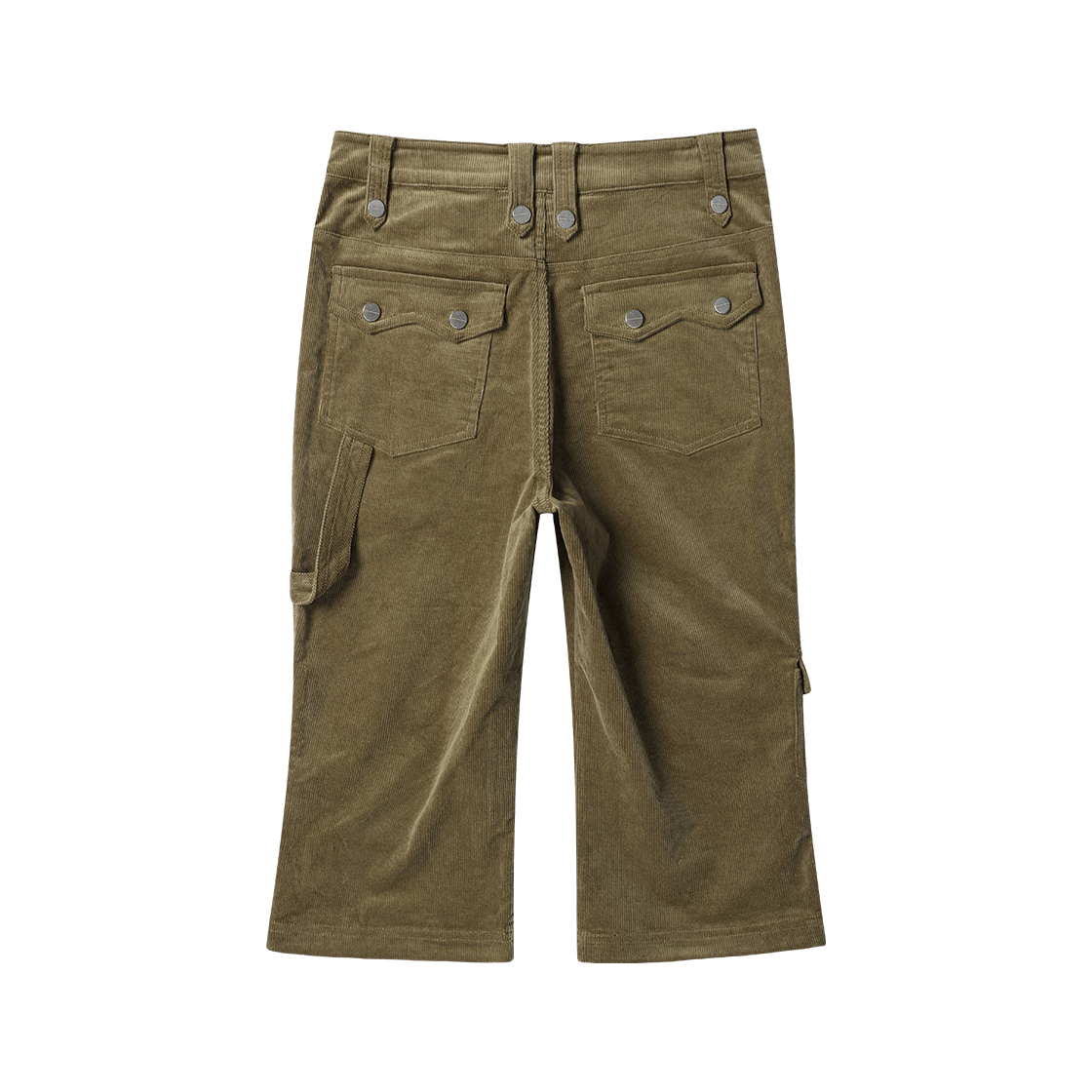 더바이닐하우스 유틸리티 코듀로이 카프리 팬츠(W) 브라운(Thevinylhouse Utility Corduroy Capri Pants(W) Brown) - 2