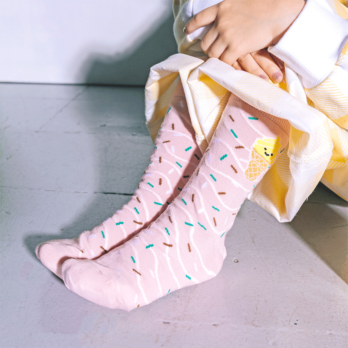 잇마이삭스 3D Yummy Cone 아이스크림콘 키즈양말(Eat My Socks 3D Yummy Cone Kids) - 5