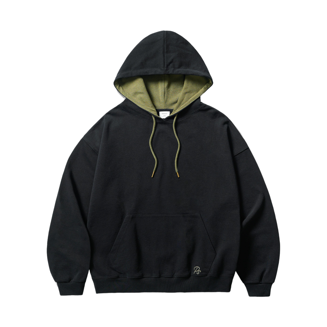 HSHD4782_black_29 PERSTEP Inverse Waffle Layer Hoodie Black HSHD4782