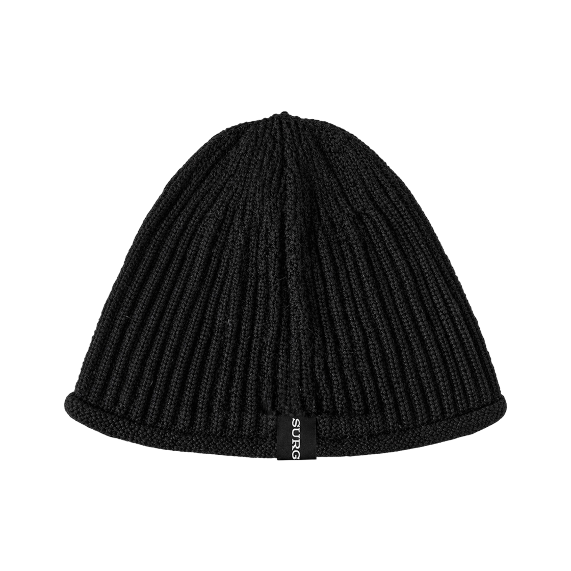 [주문제작] 써저리 스캐터 프레이드 클로버 로고 비니 블랙([주문제작] Surgery Scatter Frayed Clover Logo Beanie Black) - 2